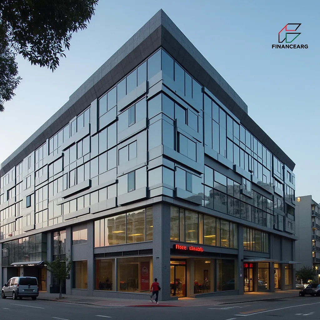 Fachada de las oficinas de FinanzasArg en Buenos Aires
